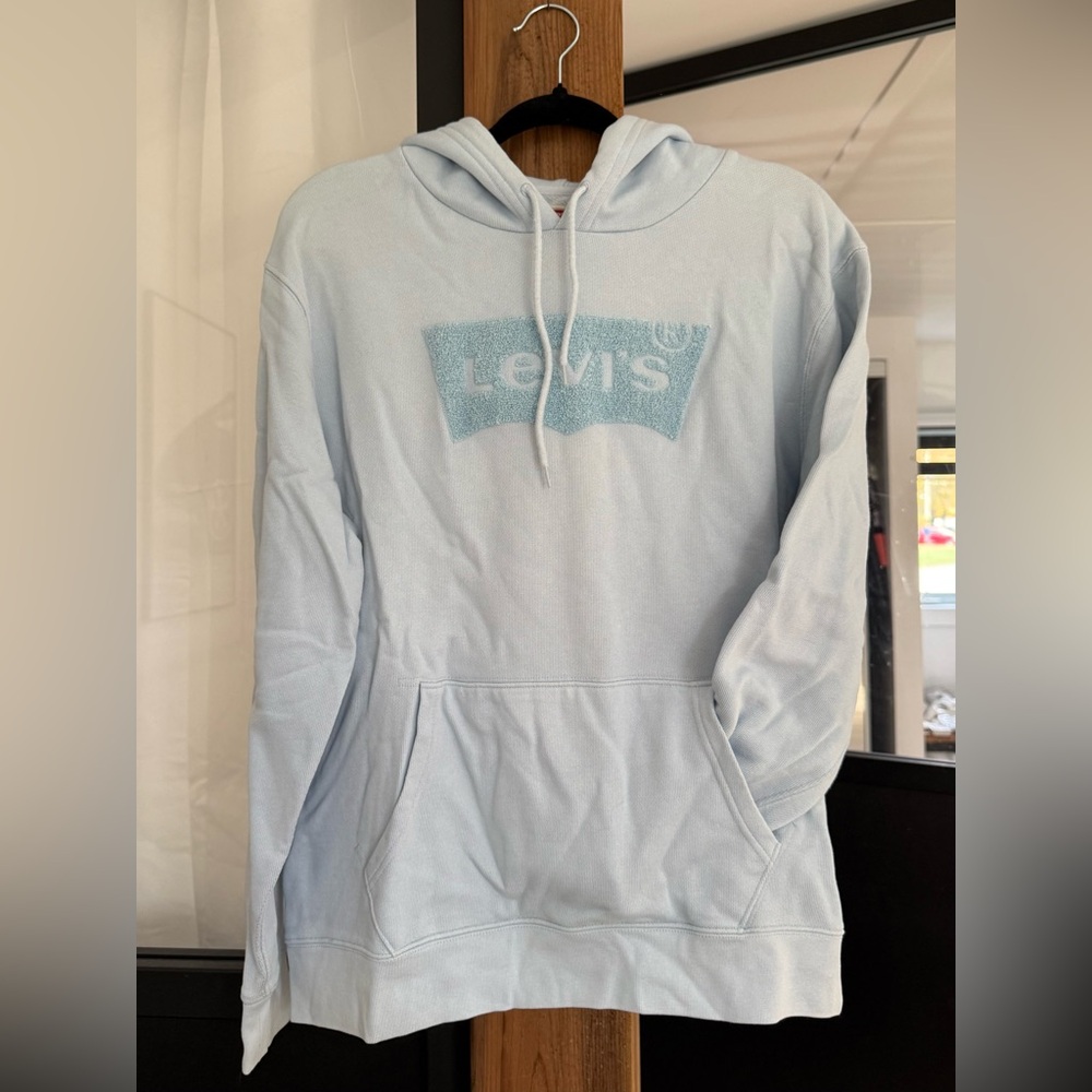 Levi's Sky Blue Women’s/Men's Hoodie